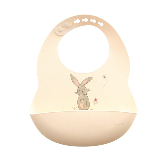 Silicone feeding bib - Bunnies