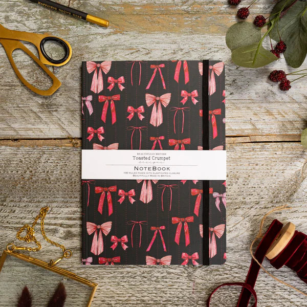 Bow (Noir) A5 Lined Notebook