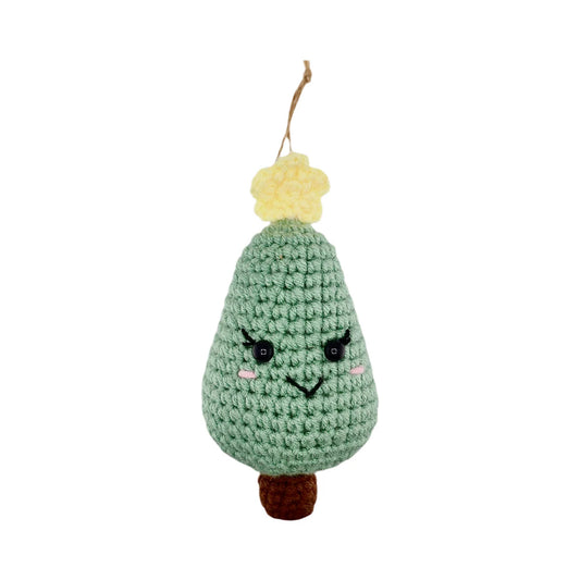 Xmas Tree Hanging Crochet Decoration