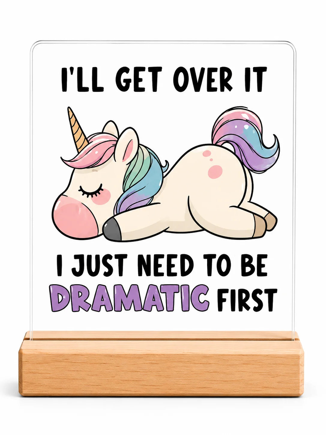 Gift Acrylic Plaque - Dramatic