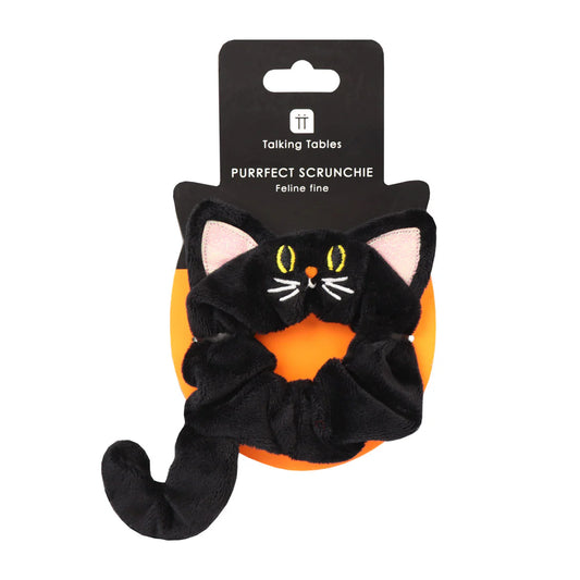 Black Cat Scrunchie