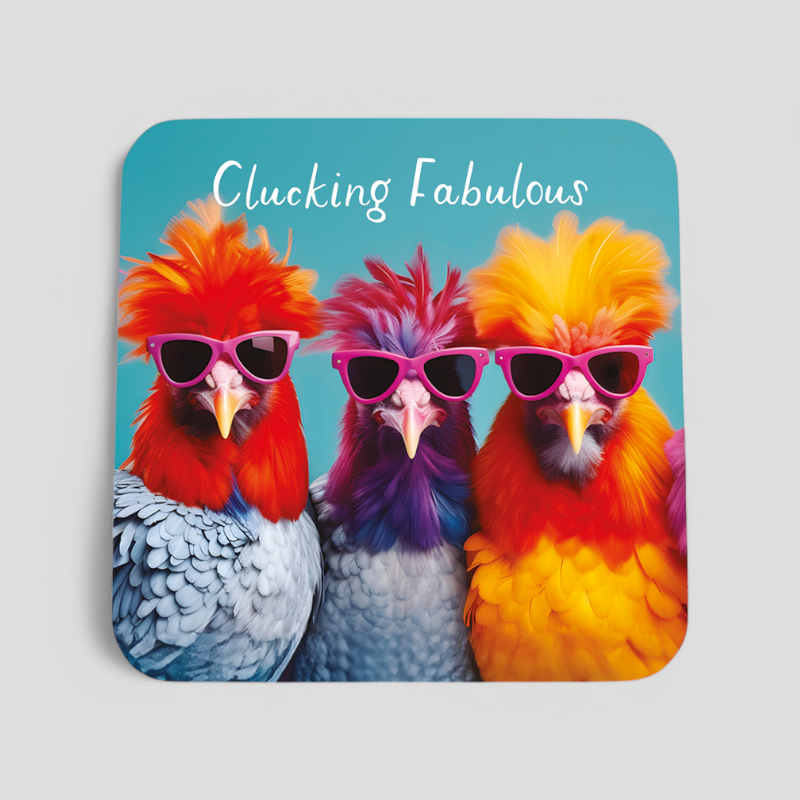 Clucking Fabulous Coaster