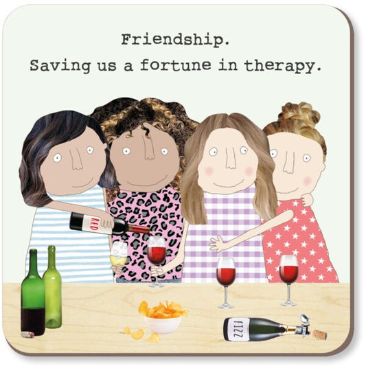 Rose made a thing coaster - Therapy Coaster