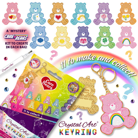 Care Bear Crystal Art Keyring - Blind Bag