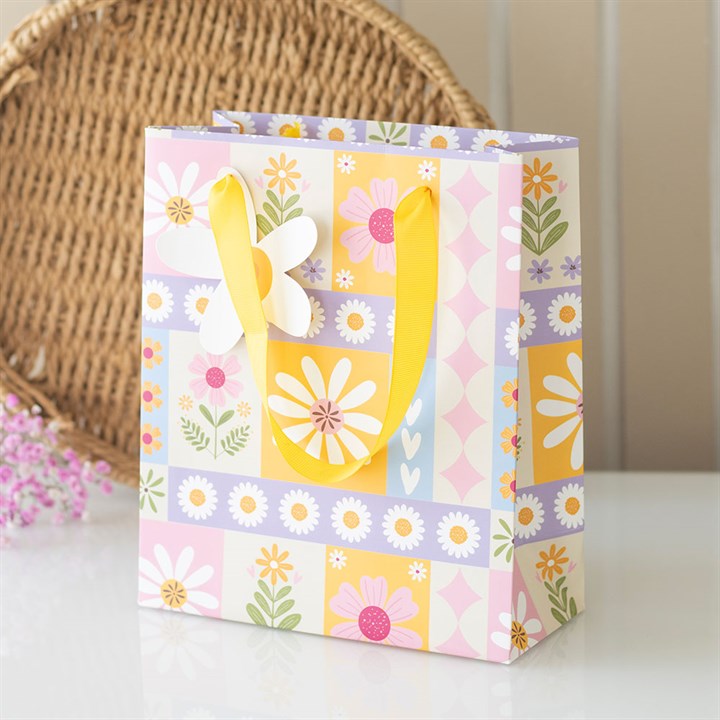 Floral Print Gift Bag