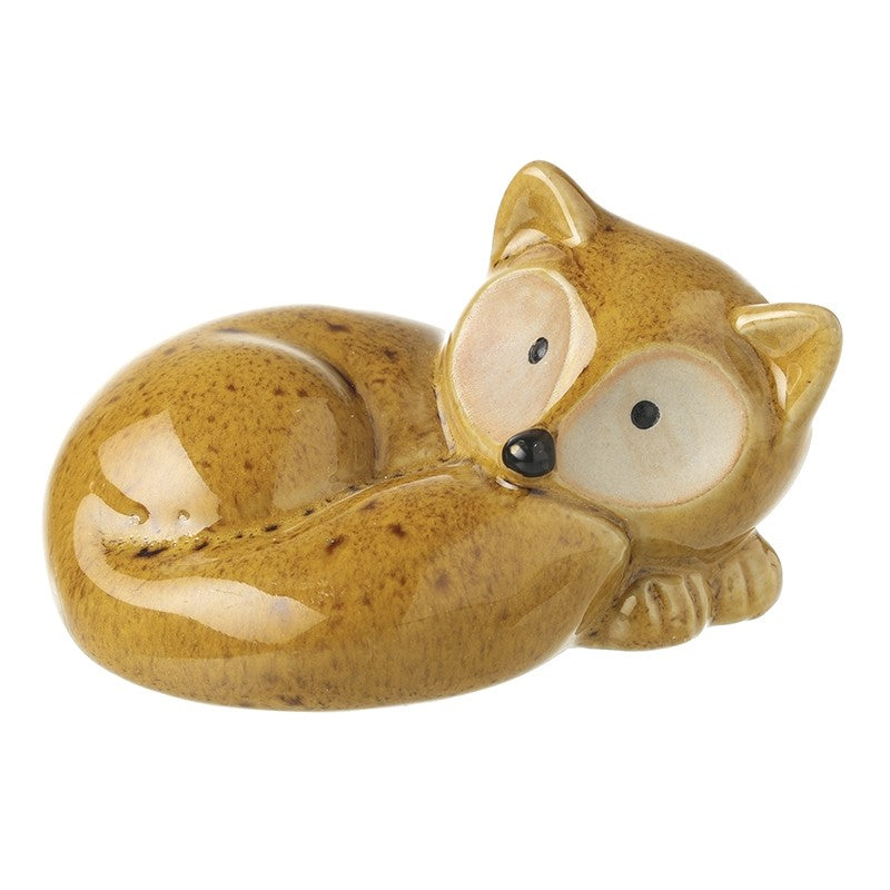 Ceramic Curled Up Fox