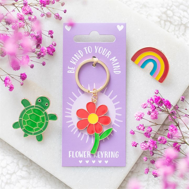 Keyring - Be Kind To My Mind (Flower)