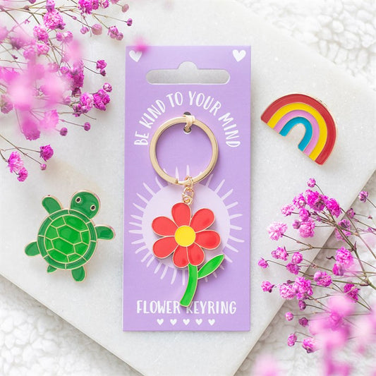Keyring - Be Kind To My Mind (Flower)