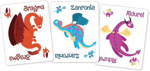 Dragons Old Maid Card Game