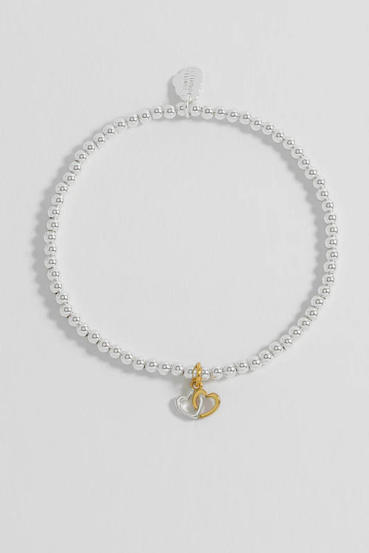 Estella Bartlett - Gold & Silver Heart Bracelet (Friends forever)