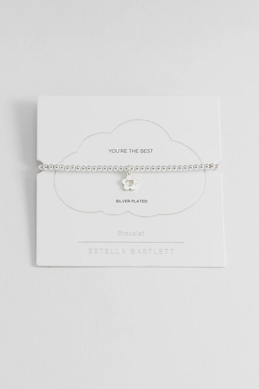 Estella Bartlett - Sienna Beaded Flower and Heart Bracelet