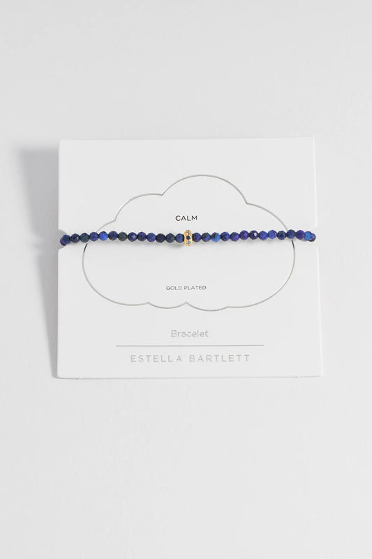 Estella Bartlett - Lapis Lazuli CZ Disc Amelia Bracelet