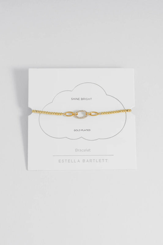 Estella Bartlett - Oval Link CZ Louise Bracelet