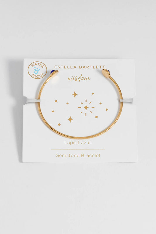 Estella Bartlett - Wellness Lapis Lazuli Open Bangle