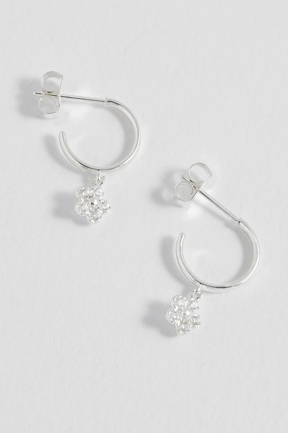 Estella Bartlett - CZ Flower Hoops