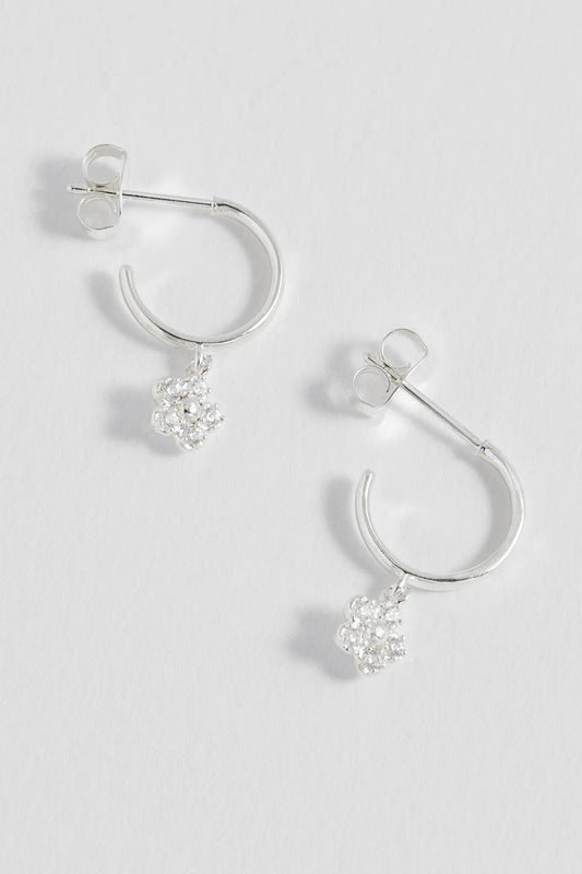 Estella Bartlett - CZ Flower Hoops