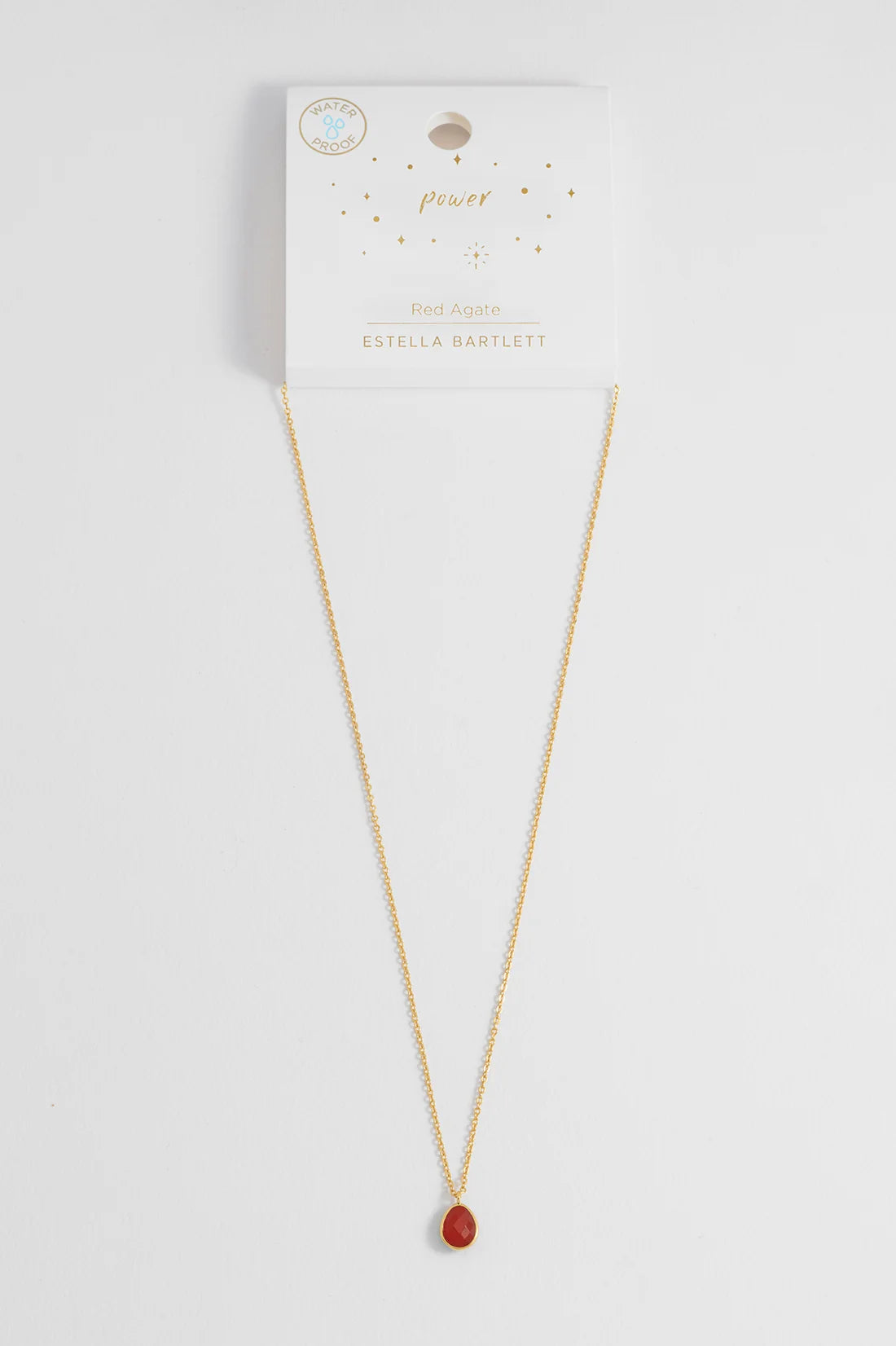 Estella Bartlett - Wellness Teardrop Gemstone Necklace