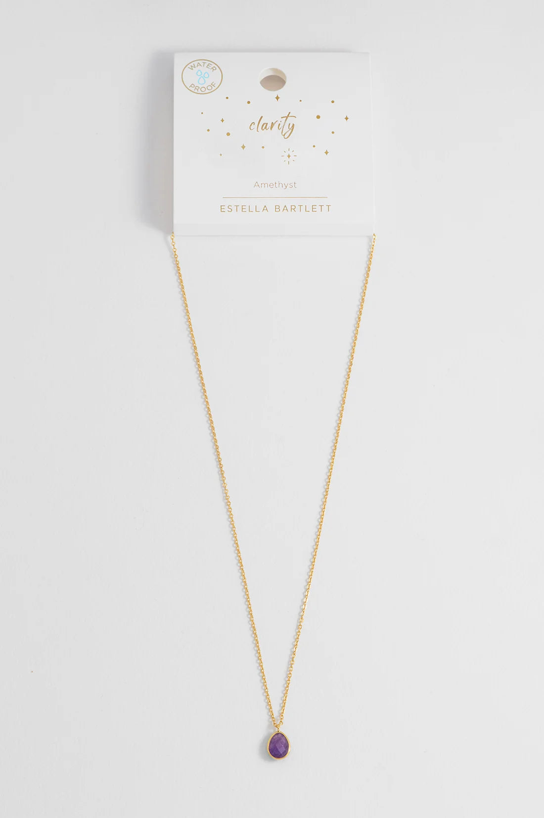 Estella Bartlett - Wellness Teardrop Gemstone Necklace