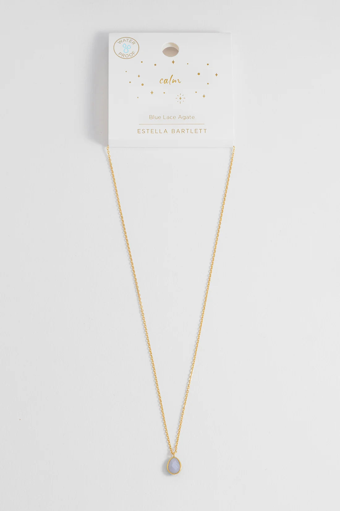 Estella Bartlett - Wellness Teardrop Gemstone Necklace