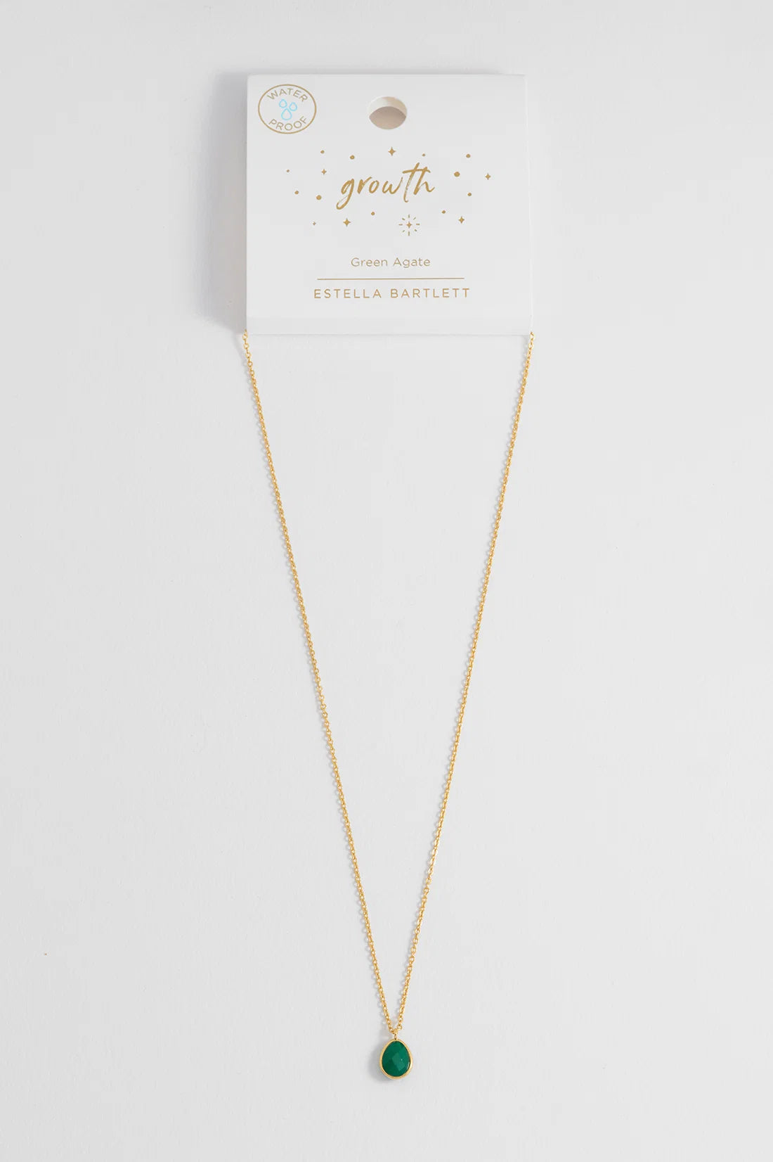 Estella Bartlett - Wellness Teardrop Gemstone Necklace