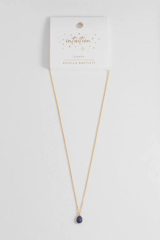 Estella Bartlett - Wellness Teardrop Gemstone Necklace