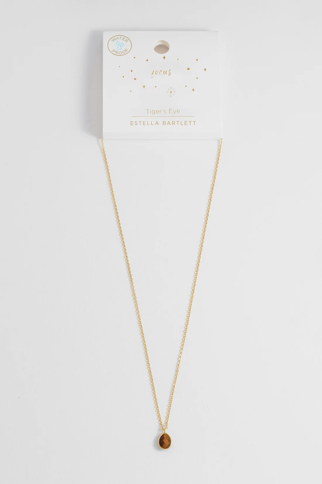 Estella Bartlett - Wellness Teardrop Gemstone Necklace