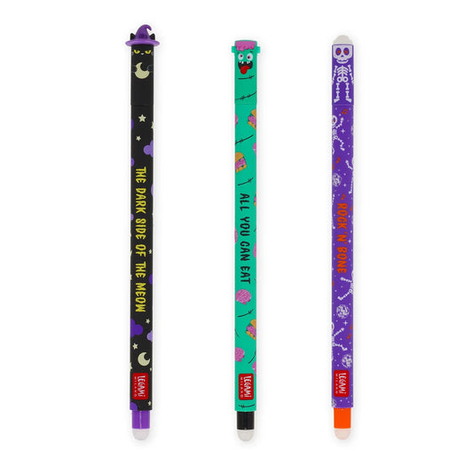 Set of 3  Erasable Gel Pens - The Boo Crew