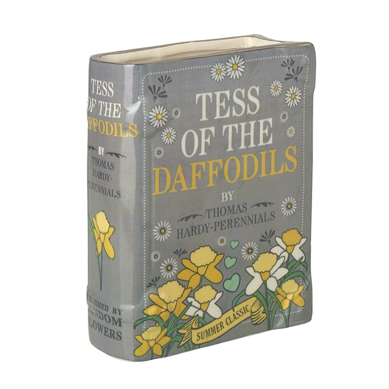 Ceramic Book Vase - Tess of the Daffodils ( Collection from shop only)