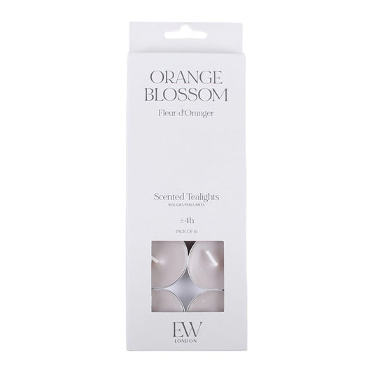 Pack of 10 Orange Blossom Scented Tealights