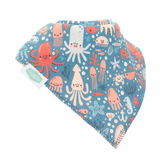 Ziggle Dream Under the sea Print Bib