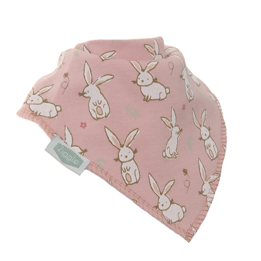 Ziggle Bunnie Print Bib