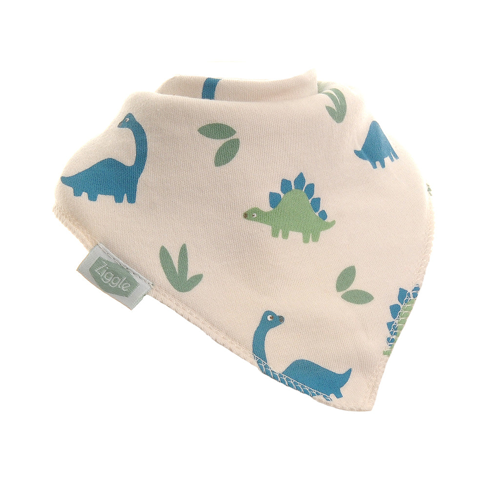 Ziggle Dinosaurs Print Bib