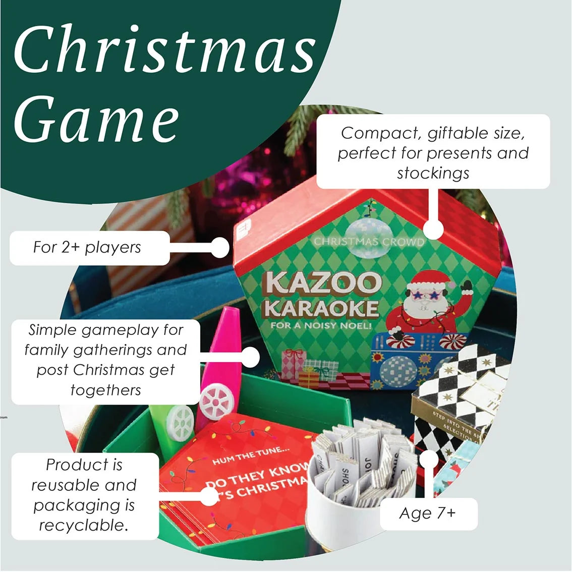 Santa Kazoo Karaoke Christmas Game