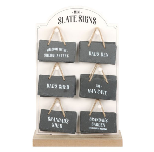 Sale - Slate Man plaques