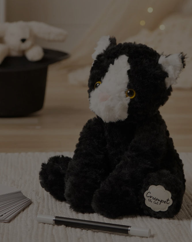 Softies - Crumpet The Plush Black and White Cat