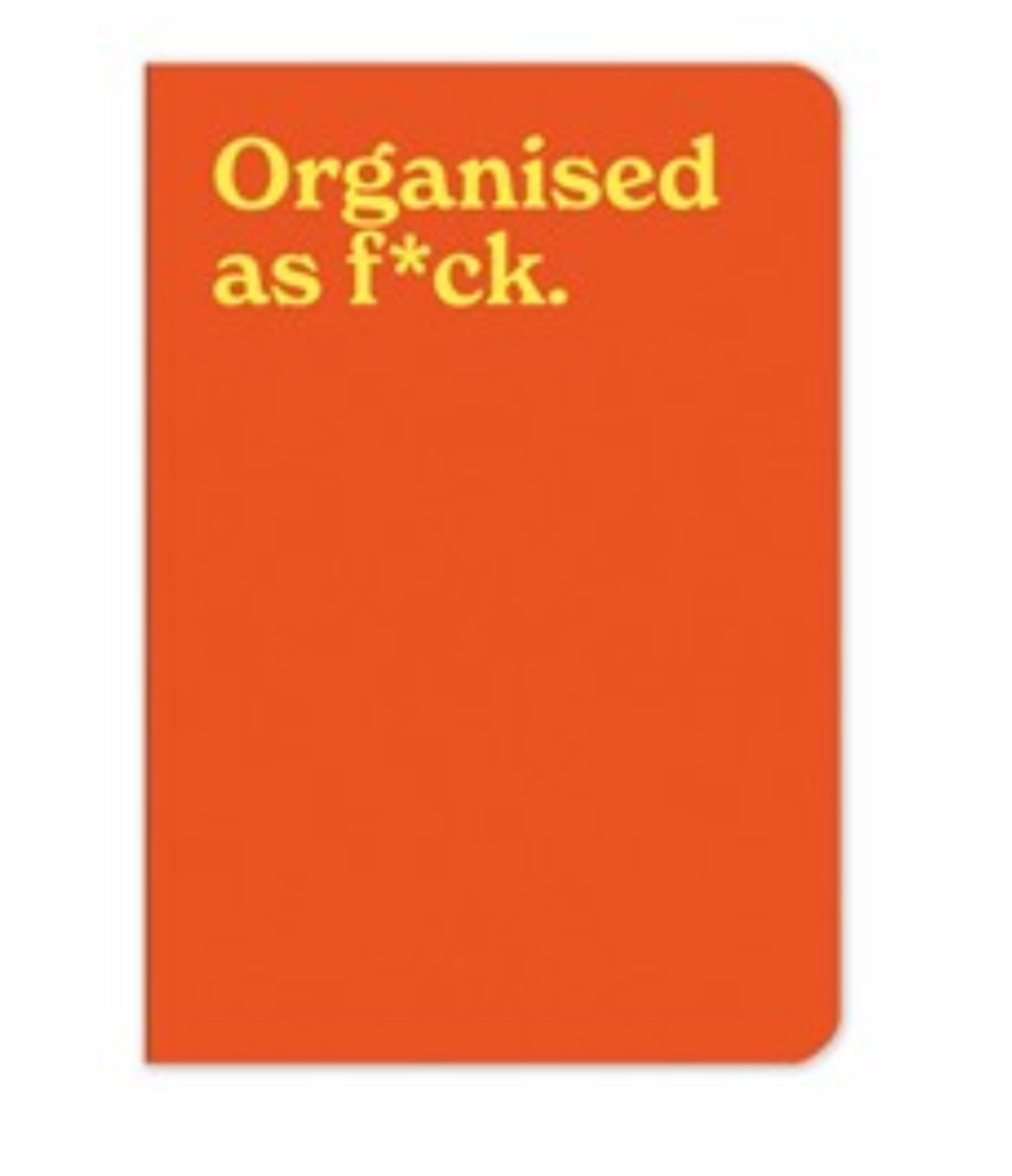Organised as f*ck - A5 Notebook