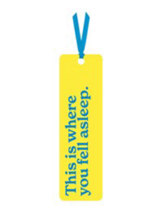 Fell asleep - Bookmark