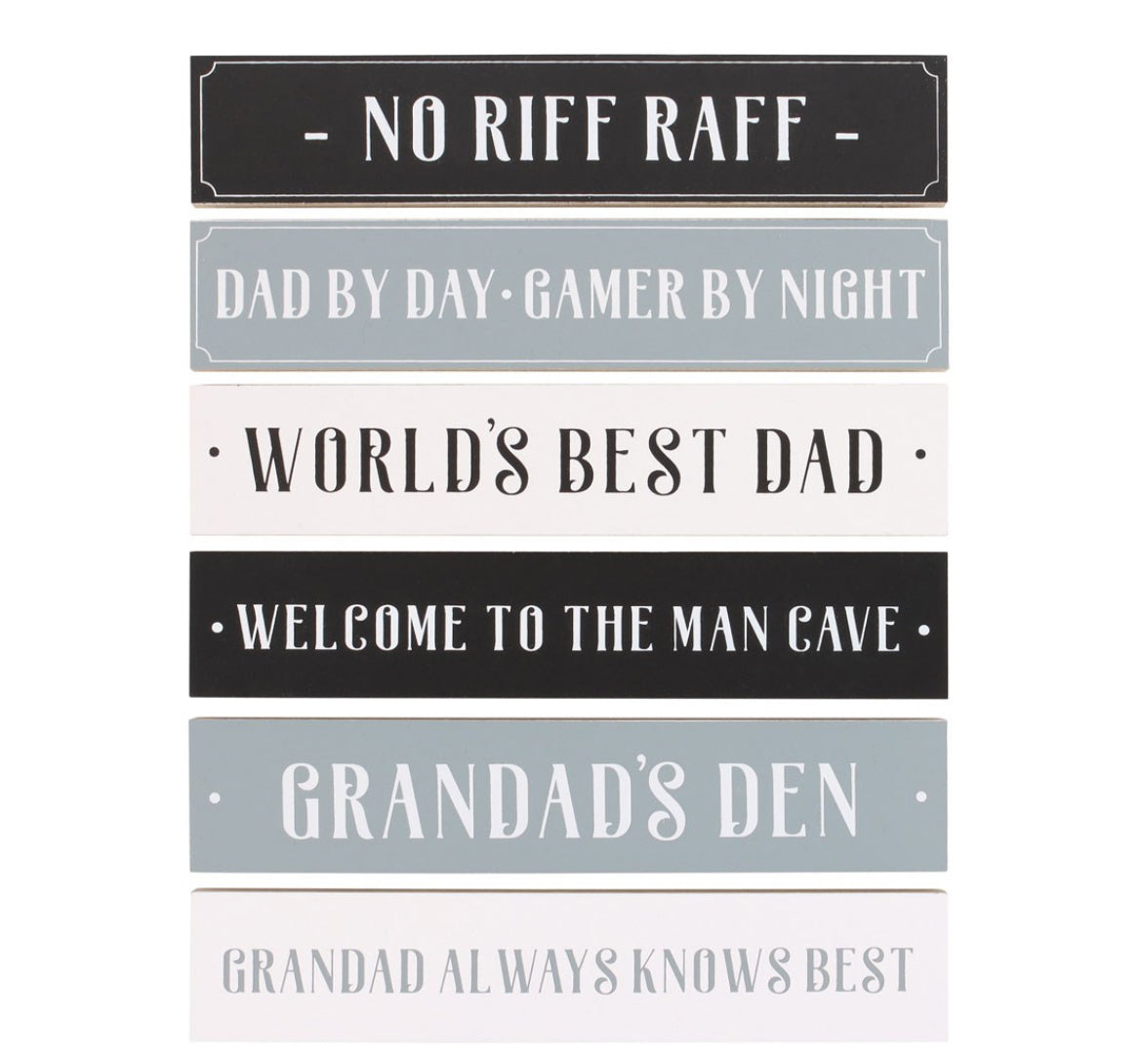 Man Plaque
