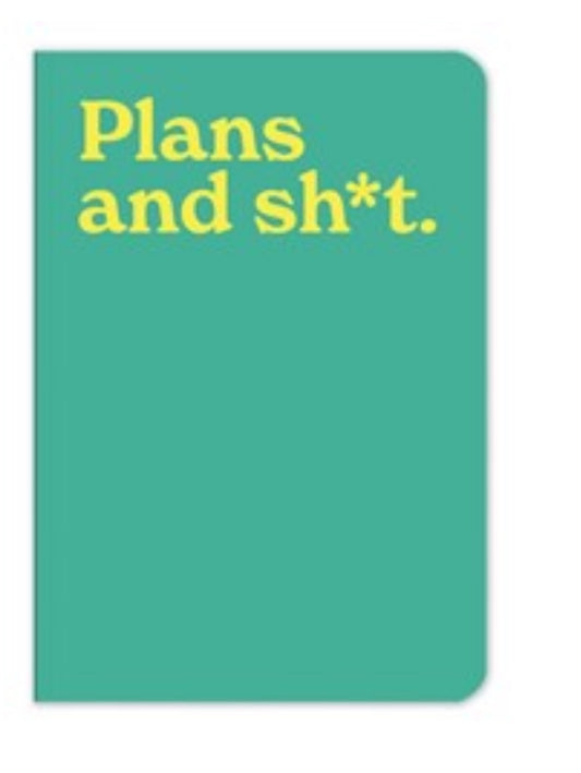 Plans and sh*t - A5 Notebook