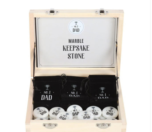 Sale - No. 1 Dad Marble Keepsake Stones