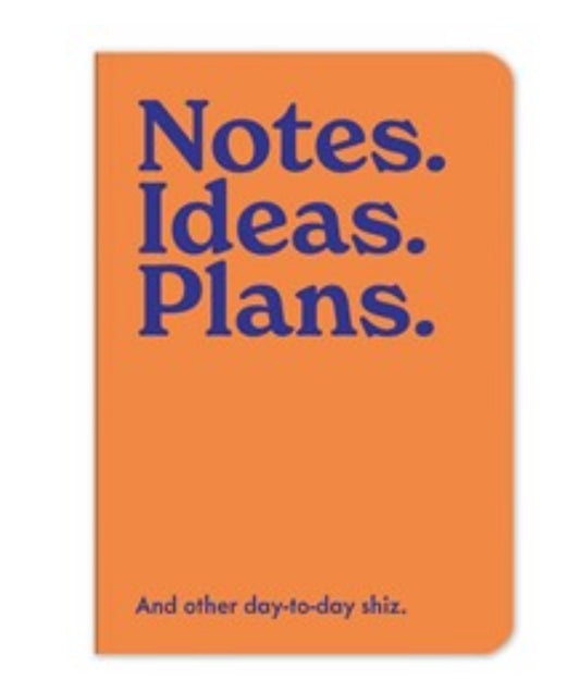 Notes. Ideas. Plans. - A5 Notebook