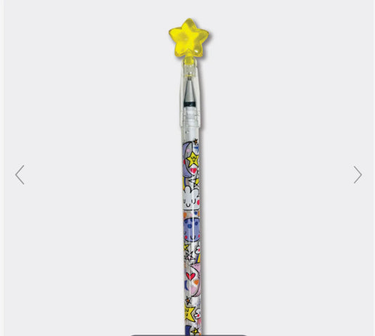 Sale - Gel Pen With Star Lid
