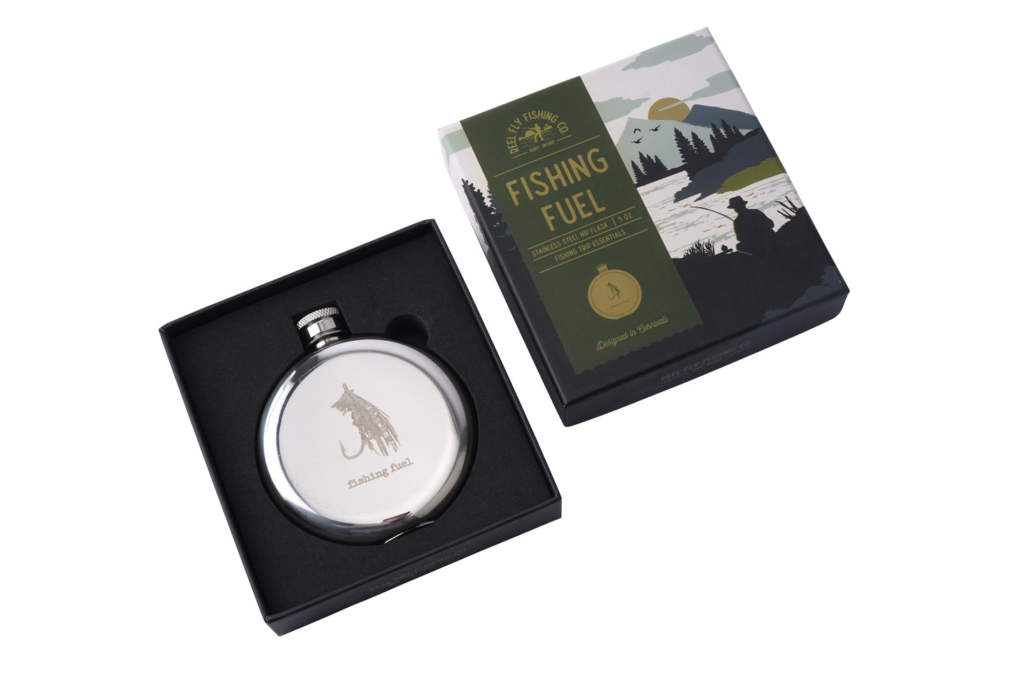 Sale - Reel Fly Fishing Co. 'Fishing Fuel' Hip Flask