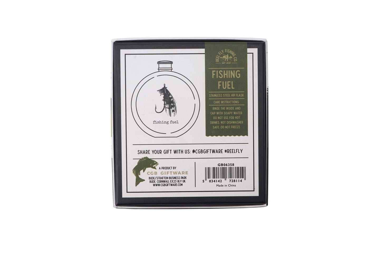 Sale - Reel Fly Fishing Co. 'Fishing Fuel' Hip Flask