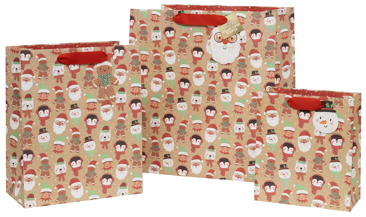 Glick - Christmas Gift Bags - Santa's Snow Squad