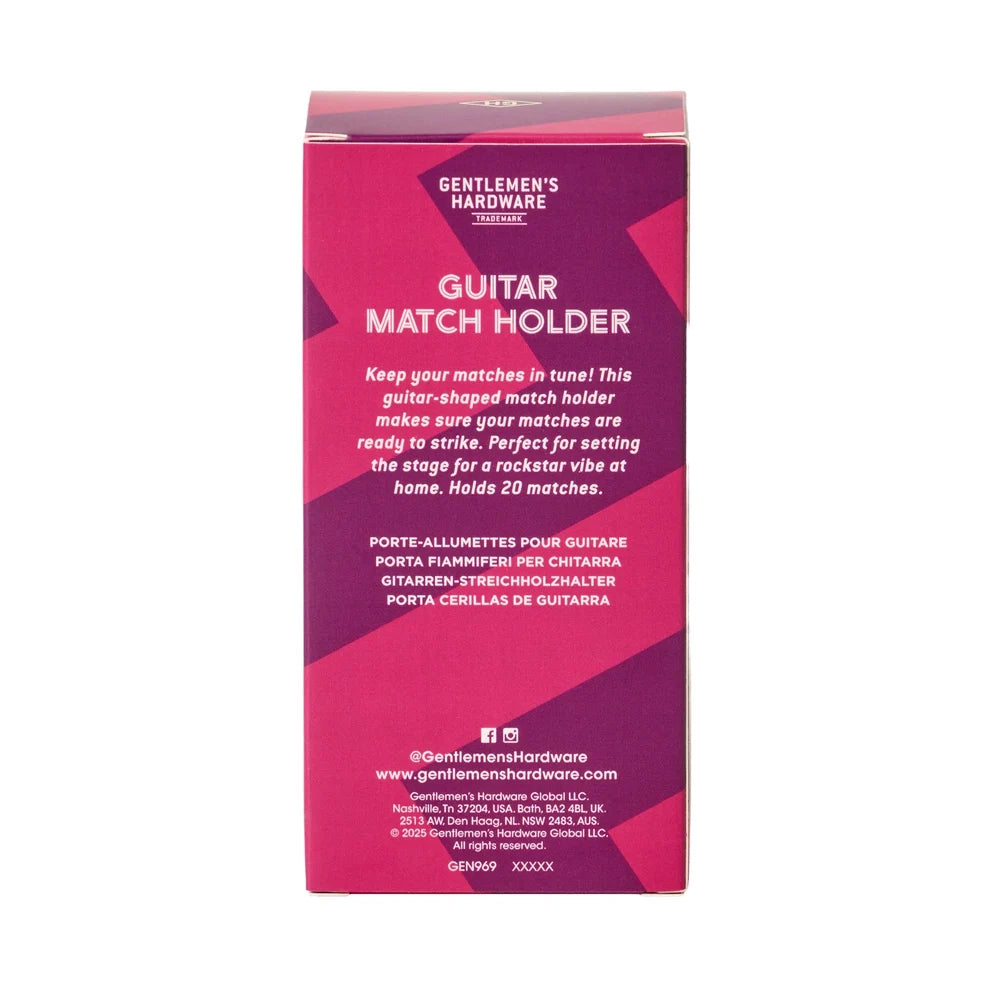 Gentlemen's Hardware Guitar Match Holder (30 Pcs)
