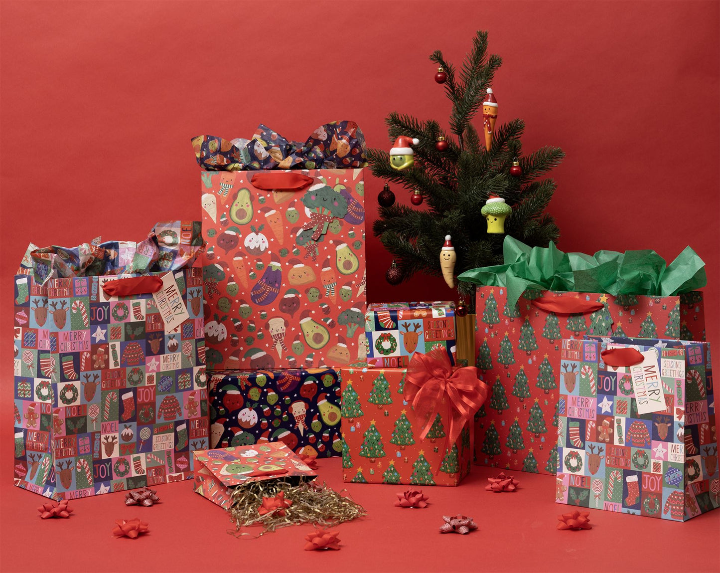 Christmas Gift Bags - Christmas Dinner