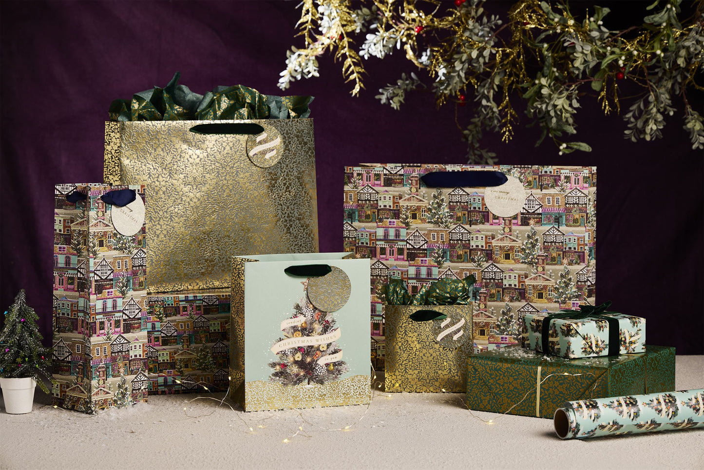 Christmas Gift Bags - Charming Cedar