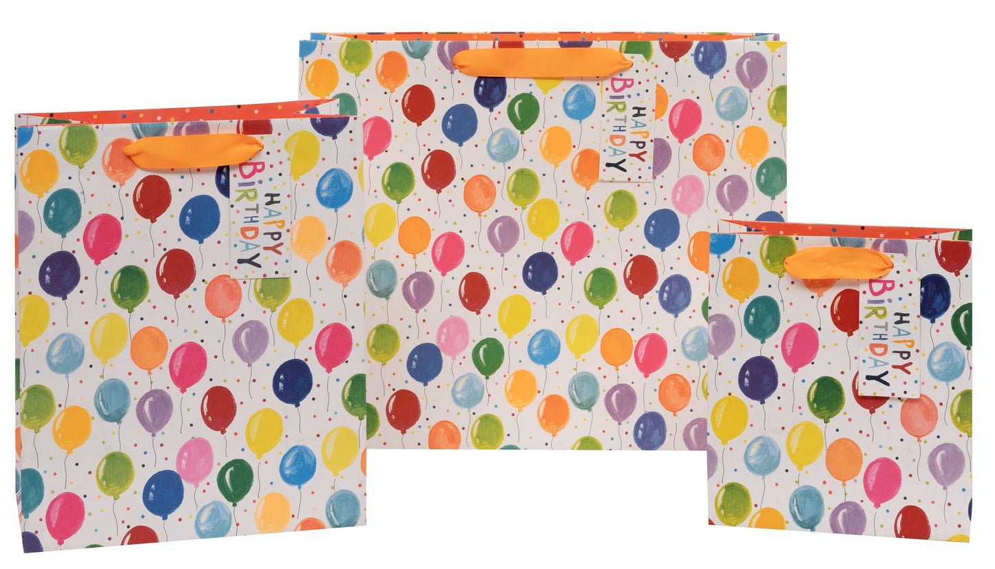 Birthday Balloons Greeting Bags