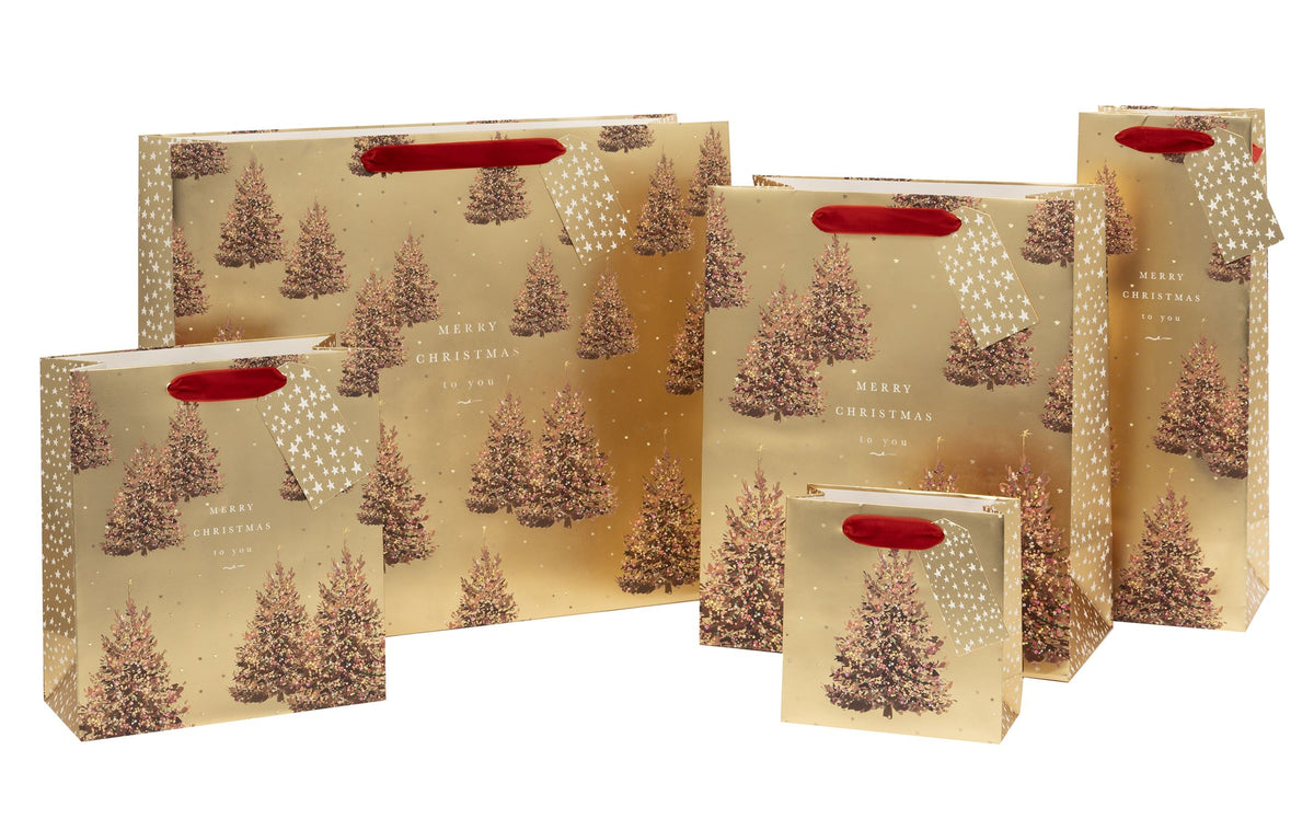 Glick - Christmas Gift Bags - Golden Boughs